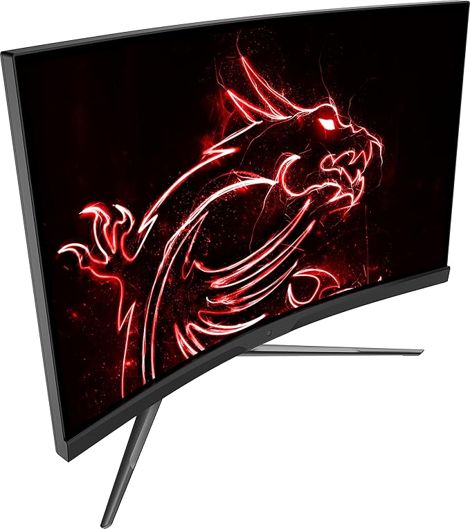 MSI QHD Anti-Glare 1ms 2560 x 1440 Ultra Wide 165Hz Refresh Rate QHD Ready USB/DP/HDMI Smart Headset Hanger FreeSync 27”Gaming Curved Monitor (Optix MPG ARTYMIS 273CQR) (Renewed)