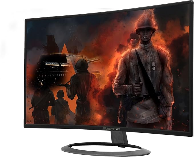 Sceptre 27 Curved 75Hz LED Monitor C278W-1920R Full HD 1080P HDMI DisplayPort VGA Speakers Ultra Thin Metal Black 1800R immersive curvature 2018Metallic Black