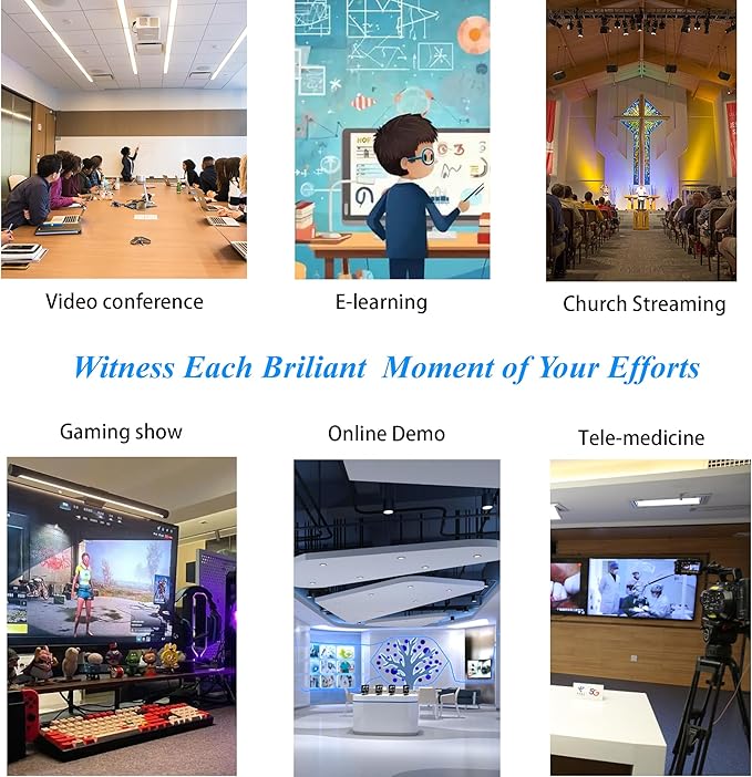 1080P PTZ with 18X Zoom Wireless Webcam Conference Room Camera for Professional Meeting System Zoom Meeting Teams OBS Wireless Streaming Webcam with Built-in Mic for PC/Mac/Laptop