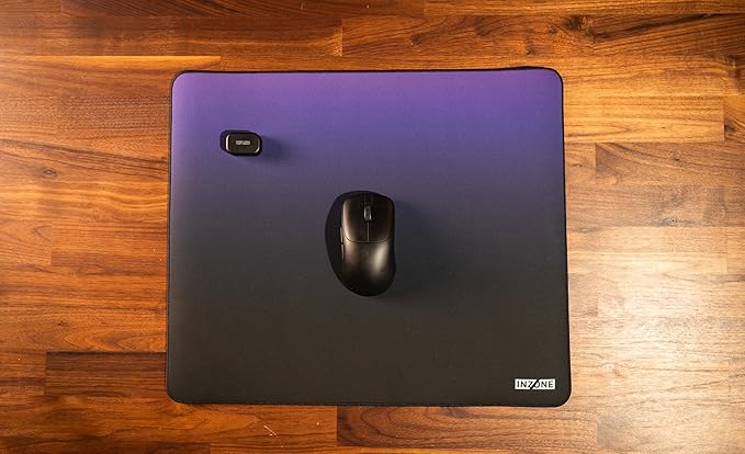 Sony INZONE Mat-D Speed-Type Large Cloth Gaming Mousepad 480x400mm Low Friction Non-Slip Rubber Base Edge Stitched 4mm Thickness Developed with Fnatic
