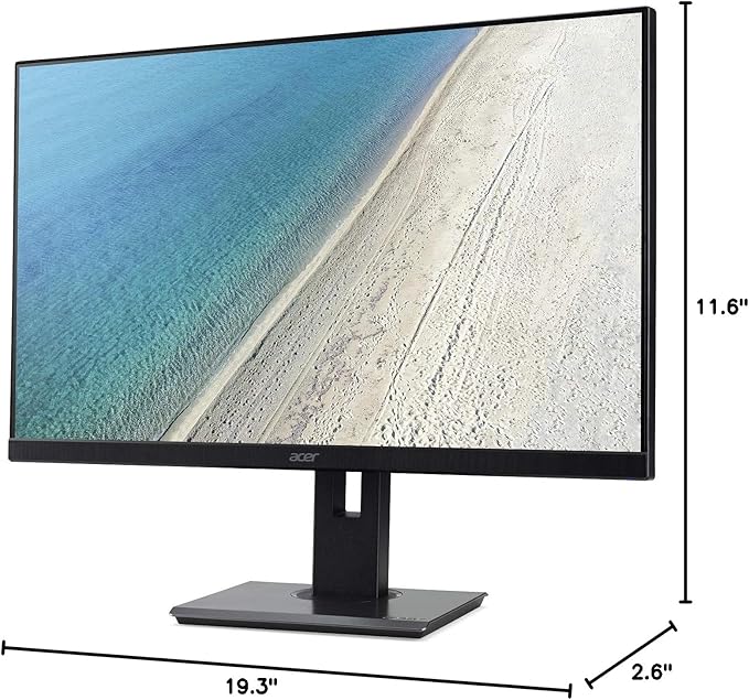 acer B227Q bmiprzx 21.5 Full HD (1920 x 1080) IPS Zero Frame Monitor (Display HDMI VGA &amp 4 x USB 3.0 Ports)