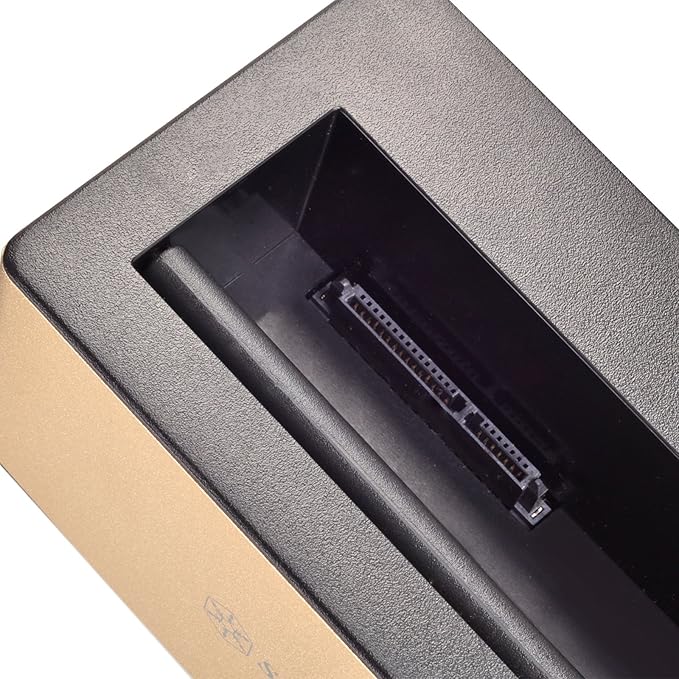 SilverStone Technology External Hard Drive Docking Station Supports One 2.5 or 3.5 Drive RL-TS11G-C