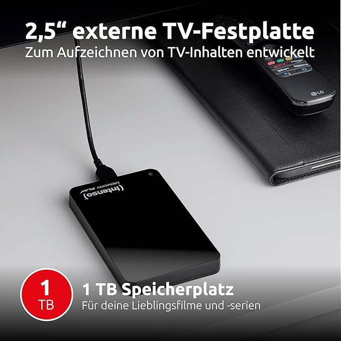 Intenso Memory Play USB 3.0 25 1TB incl. Support