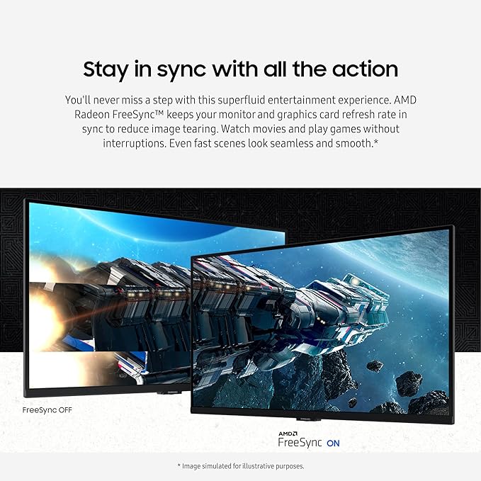 SAMSUNG 32-Inch Odyssey G50D Series QHD Fast IPS G-Sync Compatible Gaming Monitor 1ms VESA DisplayHDR 400 180Hz AMD FreeSync Adjustable Stand Eye Saver Mode LS32DG502ENXZA 2024