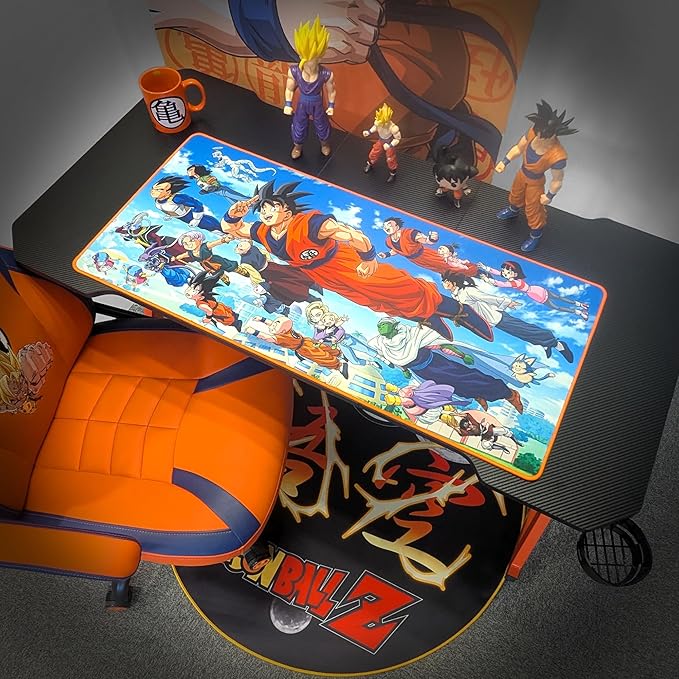 Subsonic - Rutschfeste XXL-Mausmatte Dragon Ball 90 mm x 40 mm - Offizielle Lizenz.