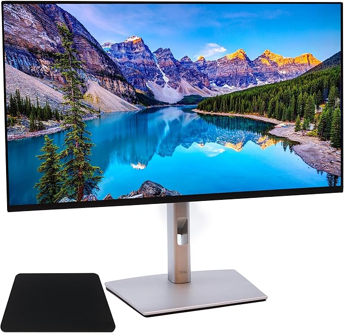 Dell 27 inch Monitor P2725H Full HD 1080p Computer Monitor Anti Glare 16:9 IPS Computer Screen LCD 60Hz Monitor with Slim Design for Home and Office Mouse Pad Included