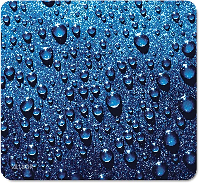 Allsop 30182 Naturesmart Mouse Pad Raindrops Design 8 1/2 x 8 x 1/10