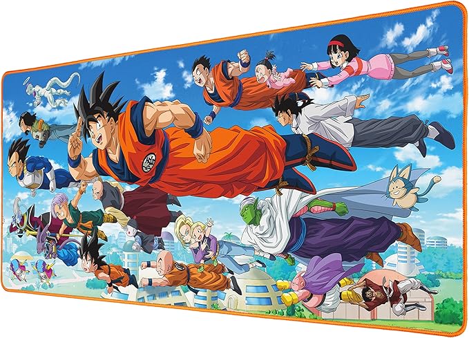 Subsonic - Rutschfeste XXL-Mausmatte Dragon Ball 90 mm x 40 mm - Offizielle Lizenz.
