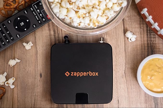 ZapperBox M1 ATSC 3.0 OTA Dual Tuner + DVR + Gateway with 4K HDR and Channel Guide