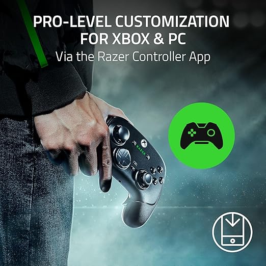 Razer Wolverine V3 Pro Wireless Gaming Controller: Licensed for Xbox Series X|S Xbox One Windows PC - 6 Remappable Buttons - Fast Triggers - Customizable Thumbsticks - Wired Tournament Mode - White
