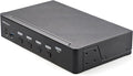 StarTech.com 4 Port HDMI KVM Switch - Single Monitor 4K 60Hz Ultra HD HDR - Desktop HDMI 2.0 KVM Switch with 2 Port USB 3.0 Hub (5Gbps) and 4X USB 2.0 HID Audio - Hotkey Switching - TAA