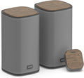 KEiiD Bluetooth Computer Speakers for Desktop Laptop PC with Control Pod Wireless Stereo Speakers 4 EQ Modes Aesthetic Style DSP-Optimized Sound Quality