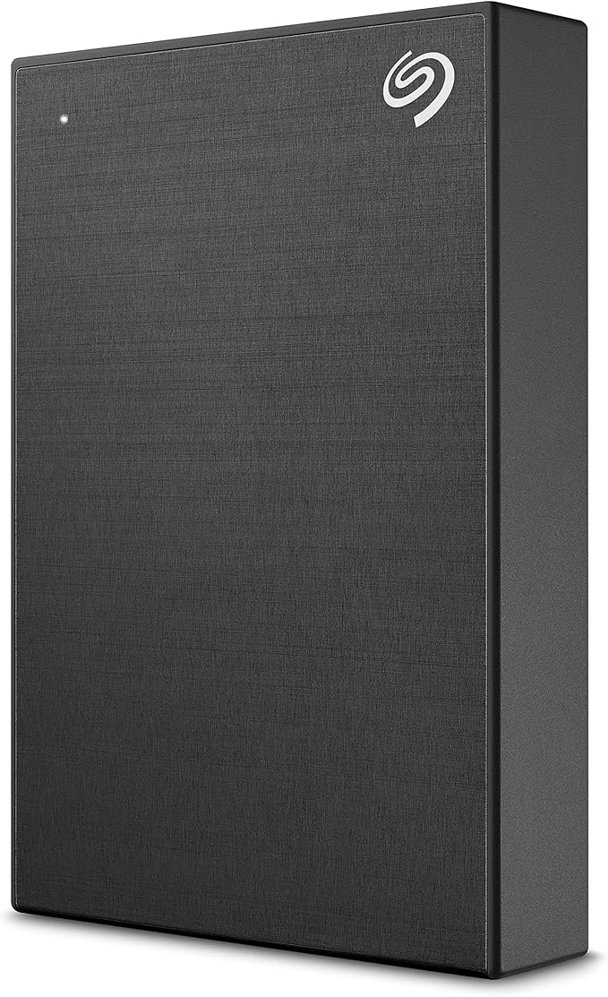 Seagate Backup Plus Portable 4TB External Hard Drive HDD – Black USB 3.0 for PC Laptop and Mac 1 Year Myliocreate 2 Months Adobe CC Photography 2-year Rescue Service (STHP4000400)