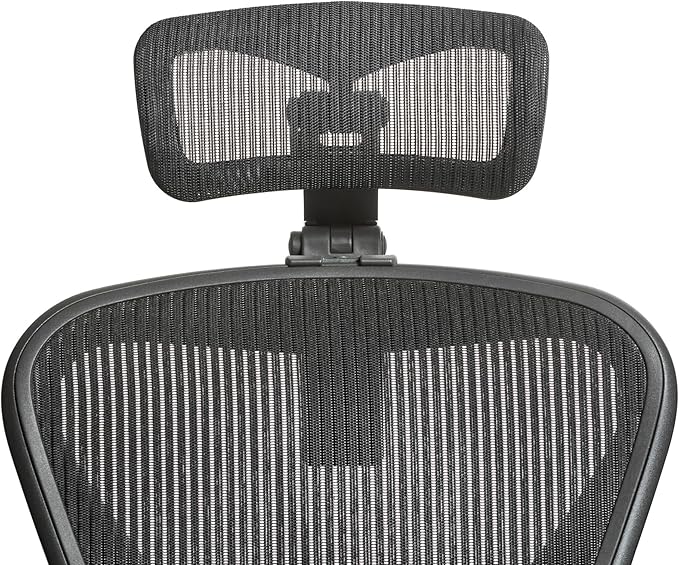 Engineered Now The Original Headrest for The Herman Miller Aeron Chair (HW Onyx)
