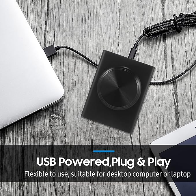 USB Volume Control Knob USB Volume Control Knob One Key Mute Volume Controller for Computer Laptop Plug and Play PC Speaker Audio Adjuster Compatible with Win 10/8/ 7/ Vista/XP/Mac