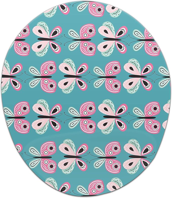 Ergonomic Mouse Pad with Wrist Rest Digital Printed Mouse Mat for Tendon Sheath Problems Non-Slip Base for Office and Home Size: 20 x 23 cm
