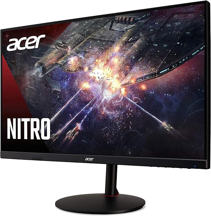 acer Nitro XV322QU KVbmiiphzx 31.5 WQHD 2560 x 1440 Agile-Splendor IPS Gaming Monitor AMD FreeSync Premium | Up to 170Hz | Up to 0.5ms | DisplayHDR400 | TUV/Eyesafe | Display Port 1.2 &amp 2 x HDMI