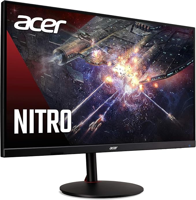 acer Nitro XV322QU KVbmiiphzx 31.5 WQHD 2560 x 1440 Agile-Splendor IPS Gaming Monitor AMD FreeSync Premium | Up to 170Hz | Up to 0.5ms | DisplayHDR400 | TUV/Eyesafe | Display Port 1.2 &amp 2 x HDMI