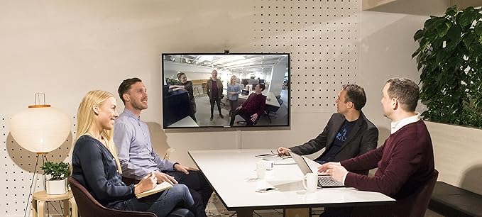 Huddly GO Video Conferencing Camera Room Kit - High-end Quality Wide-Angle Lens USB Plug and Play (incl. 6.5 ft / 2 m Cable)