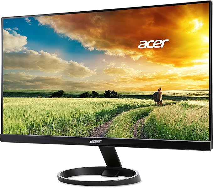 Acer R240HY Abmidx 23.8 Full HD (1920 x 1080) VA Monitor (HDMI DVI &amp VGA Ports)