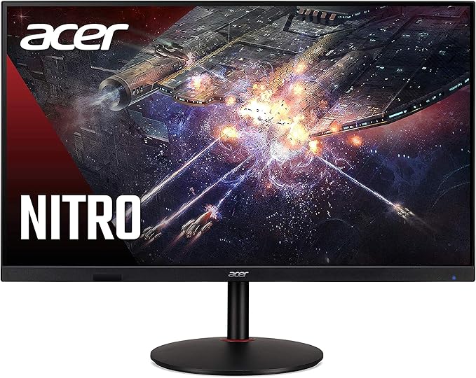 acer Nitro XV322QU KVbmiiphzx 31.5 WQHD 2560 x 1440 Agile-Splendor IPS Gaming Monitor AMD FreeSync Premium | Up to 170Hz | Up to 0.5ms | DisplayHDR400 | TUV/Eyesafe | Display Port 1.2 &amp 2 x HDMI
