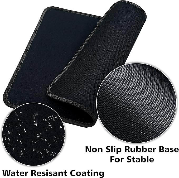 SaiTech IT 20 Pack 2mm Mouse Pad with Stitched Edges Non-Slip Rubber Base Premium-Textured and Waterproof Mousepads Bulk Mouse Pad Multipack Mousepad for Computers Laptop 8.66 x 7.1 inch