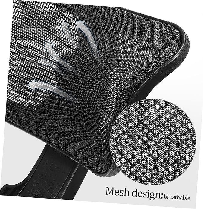 Office Chair Headrest Pillow Mesh Computer Chair Headrest Attachment Neck Support Height Adjustable for Comfortable Use