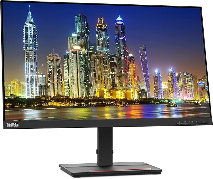 Lenovo ThinkVision S24e-20 23.8 Full HD WLED LCD Monitor 2-Pack Bundle with 250 Nit Brightness FreeSync 1920 x 1080 Vertical Alignment HDMI-VGA Raven Black