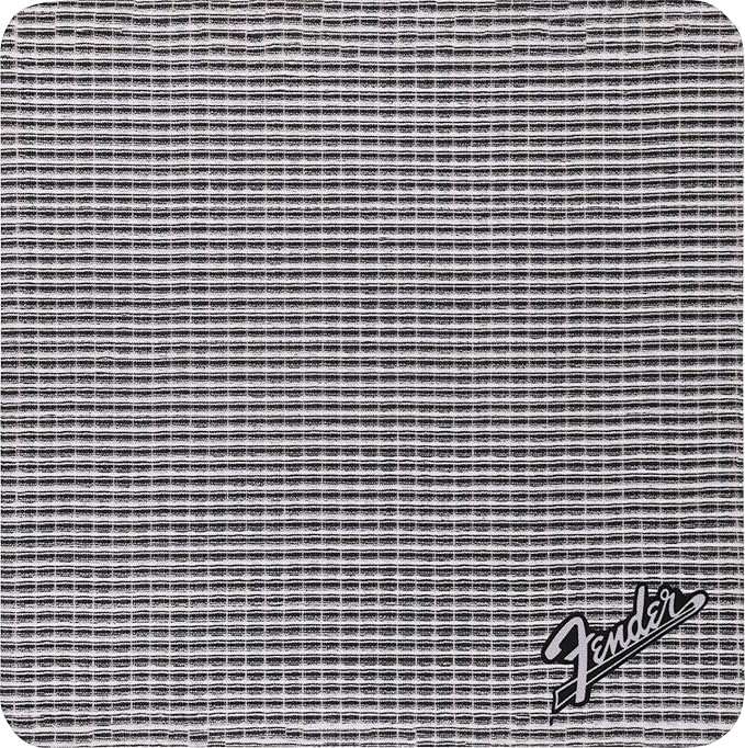 Fender Square Mousepad - Grill Cloth Bundle with Picks