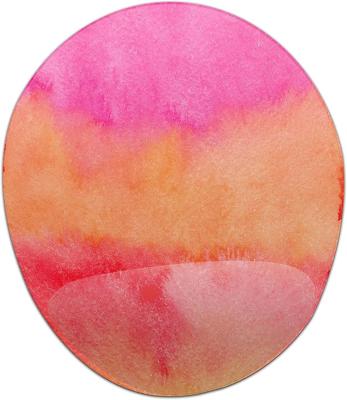 Ergonomic Mouse Pad with Wrist Rest Digital Printed Mouse Mat for Tendon Sheath Problems Non-Slip Base for Office and Home Size: 20 x 23 cm