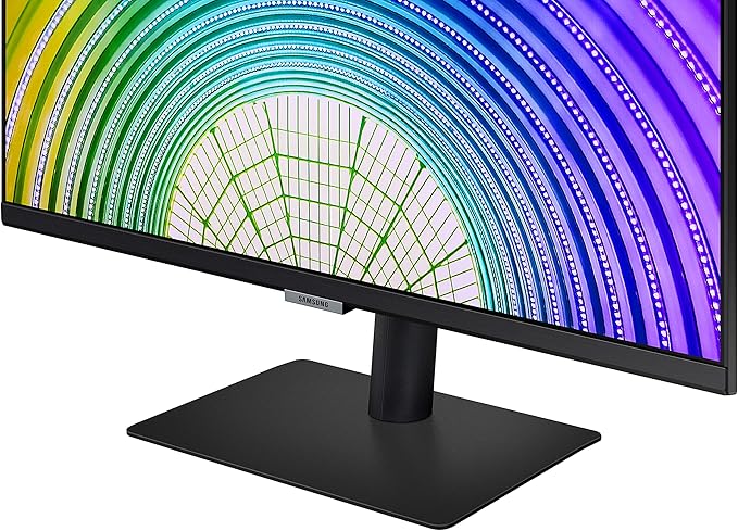 SAMSUNG 24 Inch QHD Computer Monitor 75Hz HDMI Monitor Vertical 1440p IPS Monitor HDR10 (1 Billion Colors) TUV-Certified Intelligent Eye Care S60A (LS24A600NWNXGO)