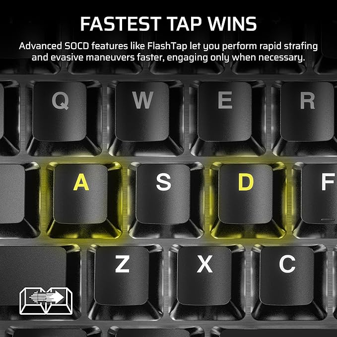 CORSAIR K70 CORE RGB Mechanical Wired Gaming Keyboard with Palmrest – Pre-Lubed MLX Red Linear Switches SOCD ABS Double-Shot Keycaps Sound Dampening Media Control Dial QWERTY NA – Black