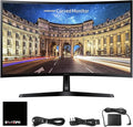 Samsung S36GD 27 Curved Monitor – LCD FHD 16:9 1920x1080 HDMI VGA VESA Eye Saver &amp Flicker-Free Tech – Boomph's Comprehensive Ultimate Performance Cloth Solution for Your Workspace