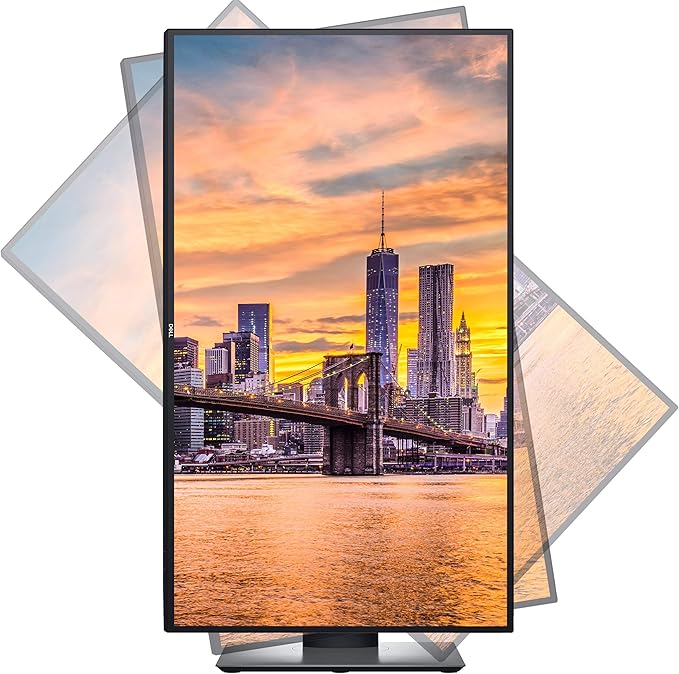 Dell UltraSharp U2720Q 27 Inch 4K UHD (3840 x 2160) LED Backlit LCD IPS USB-C Monitor (7GZ651)