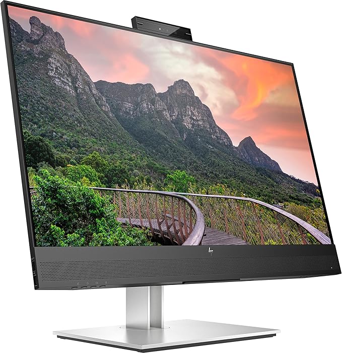 HP E27m G4 27 Class Webcam WQHD LCD Monitor - 16:9 - Black - 27 Viewable - in-Plane Switching (IPS) Technology - 2560 x 1440-300 Nit - 5 ms - Speakers - HDMI - DisplayPort - USB Hub
