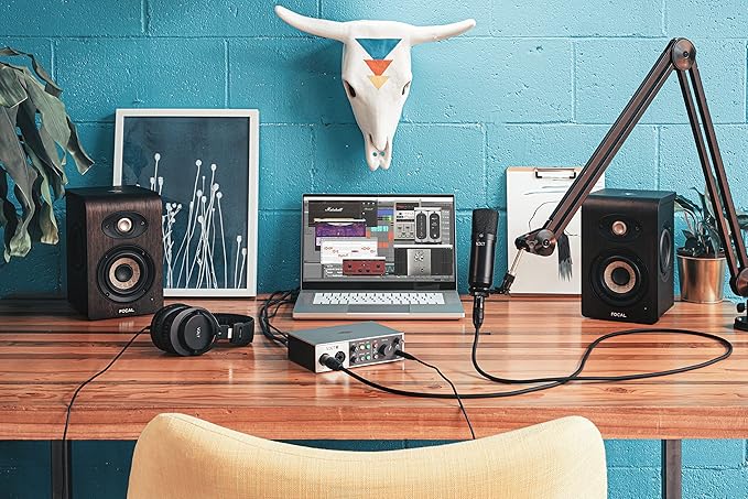 Universal Audio SD-1 Standard Dynamic Microphone White &amp UA Volt 2 USB Audio Interface for Recording podcasting and Streaming with Essential Audio Software Including $400 in UAD Plug-ins