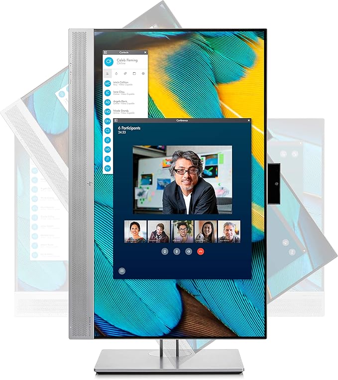 HP EliteDisplay E243m LED Display 60.5 cm (23.8) Full HD Flat BlackSilver