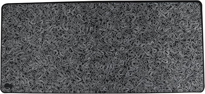 CrashPad XXL Gaming Mouse Pad - 36 x 16 - Thick Extended Gaming Desk Mat (White)