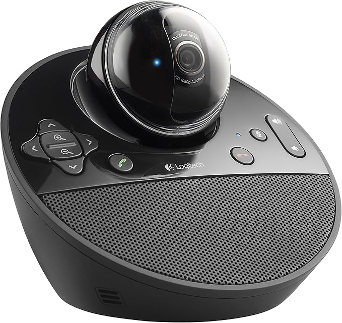 Logitech Conference Cam BCC950 Video Conference Webcam HD 1080p Camera with Built-In Speakerphone (Renewed)