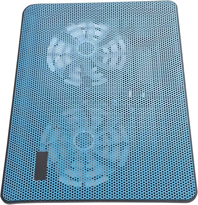 Laptop Cooling Pad Dual Fan Low Noise Laptop Cooler Laptop Gaming Accessory 1.5mm Hole Diameter Laptop Gaming Accessory for Within 17in