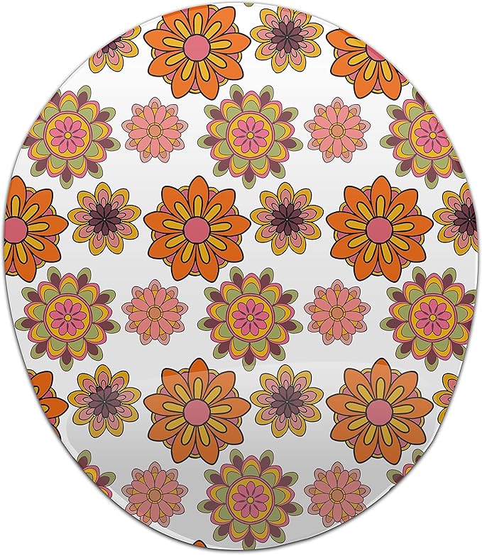 Ergonomic Mouse Pad with Wrist Rest Digital Printed Mouse Mat for Tendon Sheath Problems Non-Slip Base for Office and Home Size: 20 x 23 cm