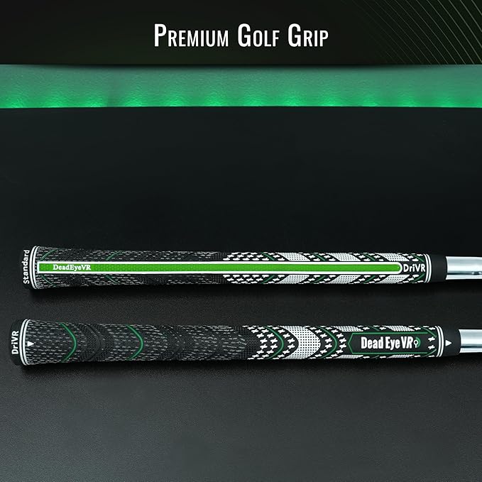 DeadEyeVR - DriVR Elite Chrome - Golf Club for Quest - Realistic VR Golf Simulator Handle - Weighted VR Golf Club Grip for Enhanced Play