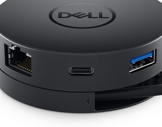 Dell DA300 USB-C Mobile Adapter Bases &amp Docking Stations Black