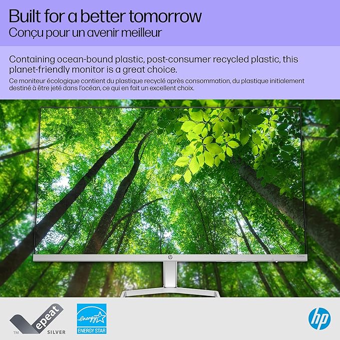 HP Series 5 24 inch FHD Monitor Full HD Display (1920 x 1080) IPS Panel 99% sRGB 1500:1 Contrast Ratio 300 nits Eye Ease with Eyesafe Certification 524sw (2024)