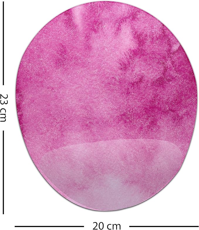 Ergonomic Mouse Pad with Wrist Rest Digital Printed Mouse Mat for Tendon Sheath Problems Non-Slip Base for Office and Home Size: 20 x 23 cm