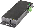 StarTech.com 4 Port USB C Hub 10Gbps - Metal Industrial USB-C Hub - 2X USB-C &amp 2X USB-A - ESD Surge Protection - USB-C or USB-A Host - Self-Powered Mountable USB 3.2 Gen 2 Type-C Hub TAA
