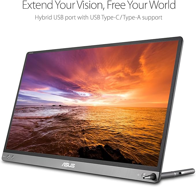 ASUS ZenScreen MB16AC 15.6 Full HD IPS USB Type-C Portable Eye Care Monitor