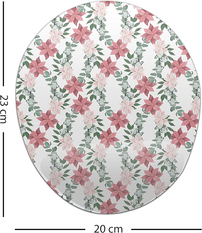 Ergonomic Mouse Pad with Wrist Rest Digital Printed Mouse Mat for Tendon Sheath Problems Non-Slip Base for Office and Home Size: 20 x 23 cm