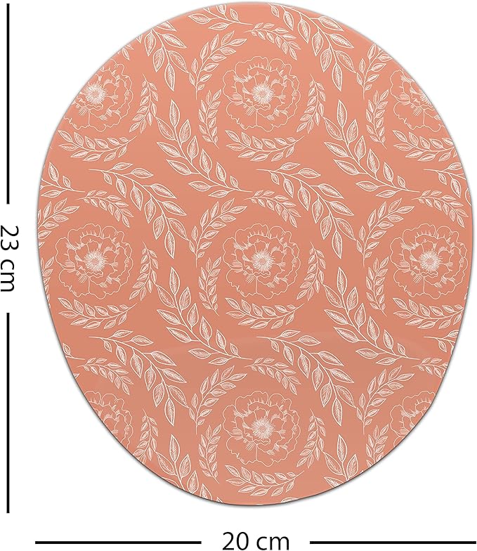 Ergonomic Mouse Pad with Wrist Rest Digital Printed Mouse Mat for Tendon Sheath Problems Non-Slip Base for Office and Home Size: 20 x 23 cm
