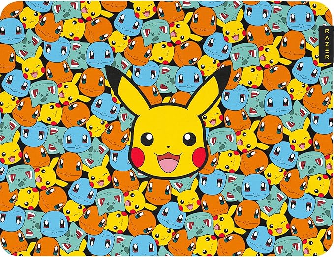 Razer Gigantus V2 Soft Gaming Mouse Pad (Medium): Textured Micro-Weave Cloth Surface - Thick High-Density Rubber Foam - Non Slip Base - Pokémon Edition